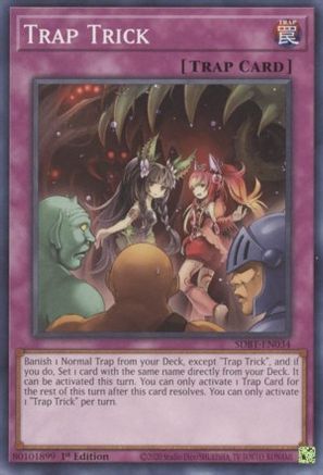 Trap Trick (SDBT-EN034) - Structure Deck: Beware of Traptrix 1st Edition