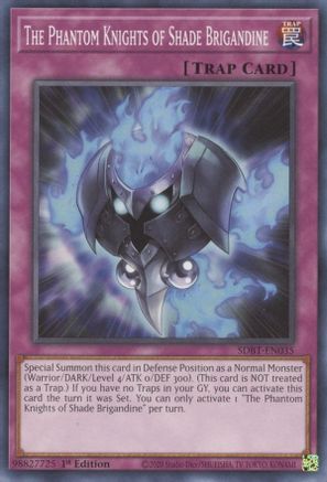 The Phantom Knights of Shade Brigandine (SDBT-EN035) - Structure Deck: Beware of Traptrix 1st Edition