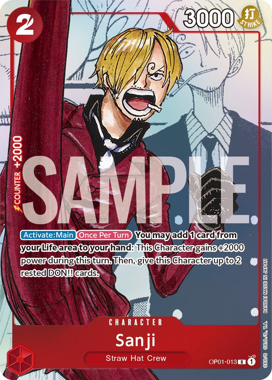 Sanji - OP01-013 (25th Edition) - One Piece Promotion Cards (OP-PR)