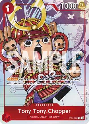 Tony Tony.Chopper - ST01-006 (Alternate Art) (ST01-006) - One Piece Promotion Cards Foil