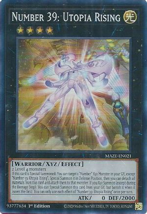Number 39: Utopia Rising (MAZE-EN021) - Maze of Memories 1st Edition