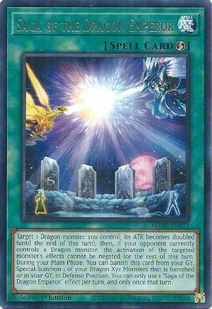 Saga of the Dragon Emperor (MAZE-EN023) - Maze of Memories 1st Edition
