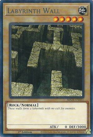 Labyrinth Wall (MAZE-EN031) - Maze of Memories 1st Edition