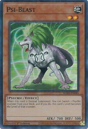 Psi-Beast (MAZE-EN040) - Maze of Memories 1st Edition