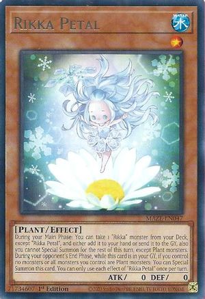 Rikka Petal (MAZE-EN047) - Maze of Memories 1st Edition