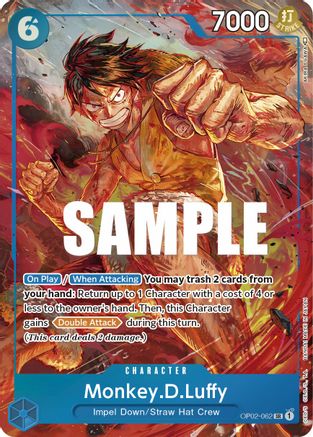 Monkey.D.Luffy (062) (Alternate Art) (OP02-062) - Paramount War Foil