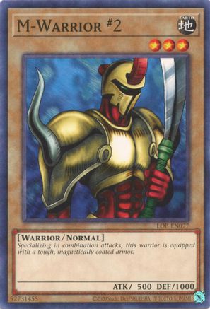 M-Warrior #2 (LOB-EN077) - Legend of Blue Eyes White Dragon (25th Anniversary Edition) Unlimited