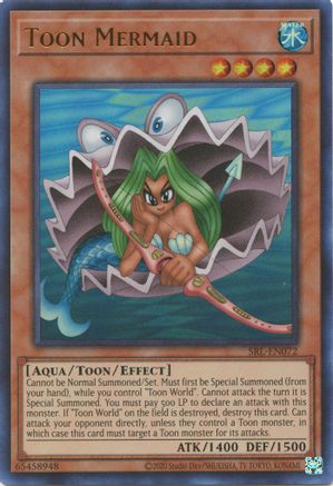 Toon Mermaid (SRL-EN072) - Spell Ruler (25th Anniversary Edition) Unlimited