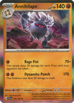 Annihilape - 109/198 - SV01 Scarlet & Violet Base Set Holofoil