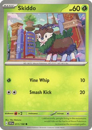 Skiddo - 011/198 11 - SV01 Scarlet & Violet Base Set