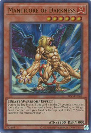 Manticore of Darkness - IOC-EN067 - Invasion of Chaos (25th Anniversary Edition) Unlimited