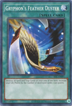 Gryphon's Feather Duster (IOC-EN091) - Invasion of Chaos (25th Anniversary Edition) Unlimited