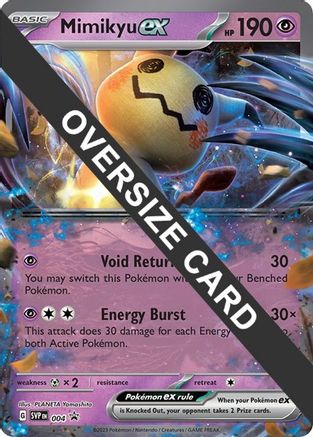 Mimikyu ex 4 - Jumbo Cards Holofoil