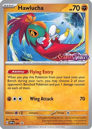 Hawlucha 7 - SV Scarlet & Violet Promo Cards Holofoil