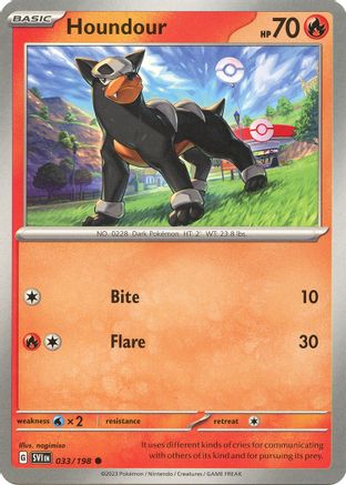 Houndour - 033/198 33 - SV01 Scarlet & Violet Base Set