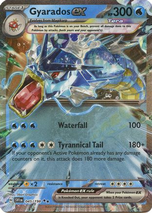 Gyarados ex - 045/198 45 - SV01 Scarlet & Violet Base Set Holofoil