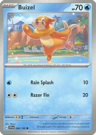 Buizel 46 - SV01 Scarlet & Violet Base Set Reverse Holofoil