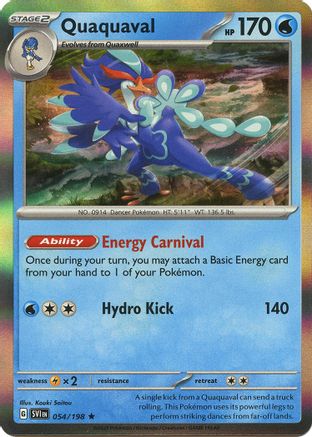 Quaquaval 54 - SV01 Scarlet & Violet Base Set Reverse Holofoil