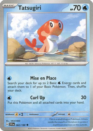 Tatsugiri 62 - SV01 Scarlet & Violet Base Set Reverse Holofoil