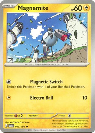 Magnemite - 063/198 63 - SV01 Scarlet & Violet Base Set