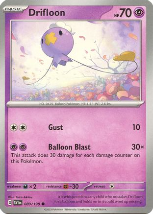 Drifloon - 089/198 89 - SV01 Scarlet & Violet Base Set