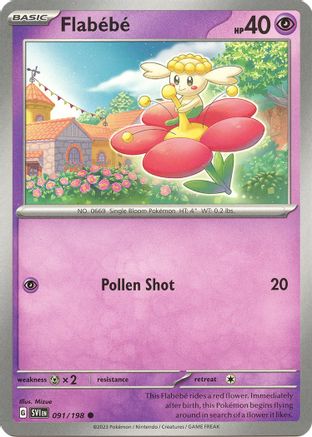 Flabebe - 091/198 91 - SV01 Scarlet & Violet Base Set