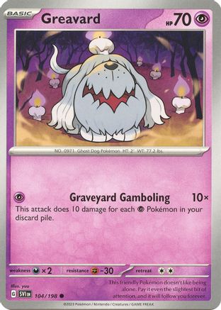 Greavard - 104/198 104 - SV01 Scarlet & Violet Base Set