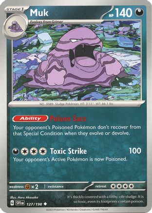 Muk 127 - SV01 Scarlet & Violet Base Set Reverse Holofoil
