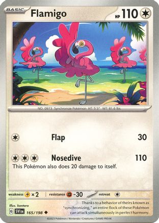 Flamigo 165 - SV01 Scarlet & Violet Base Set Reverse Holofoil