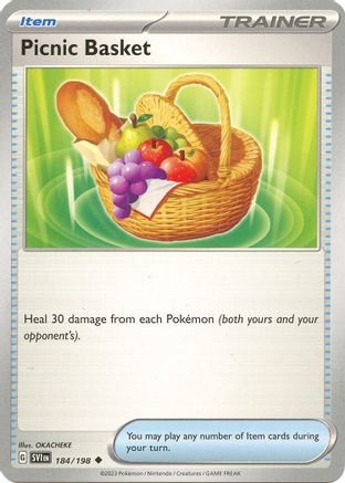 Picnic Basket 184 - SV01 Scarlet & Violet Base Set Reverse Holofoil