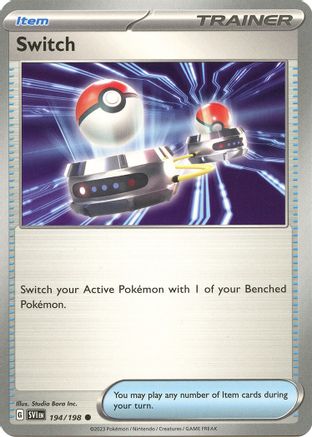 Switch 194 - SV01 Scarlet & Violet Base Set Reverse Holofoil