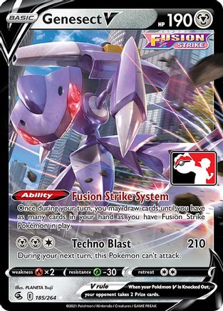 Genesect V 185 - Prize Pack Series Cards Holofoil