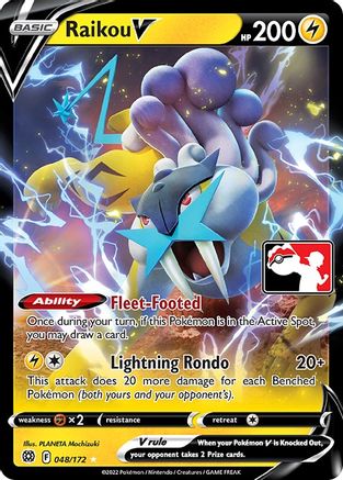 Raikou V 48 - Prize Pack Series Cards Holofoil