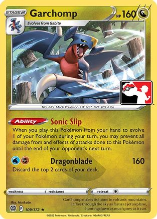 Garchomp 109 - Prize Pack Series Cards