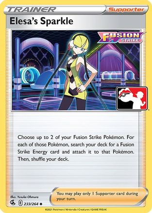 Elesa's Sparkle 233 - Prize Pack Series Cards Holofoil