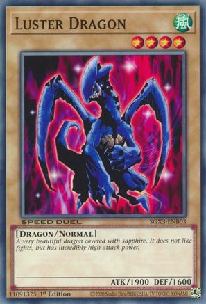 Luster Dragon (SGX3-ENB03) - Speed Duel GX: Duelists of Shadows 1st Edition