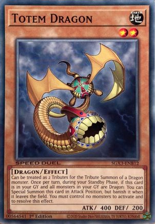 Totem Dragon (SGX3-ENB12) - Speed Duel GX: Duelists of Shadows 1st Edition