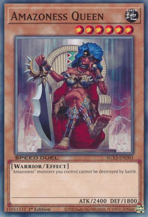 Amazoness Queen - SGX3-END01 - Speed Duel GX: Duelists of Shadows 1st Edition