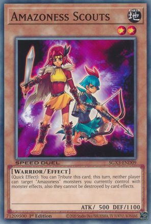 Amazoness Scouts - SGX3-END09 - Speed Duel GX: Duelists of Shadows 1st Edition