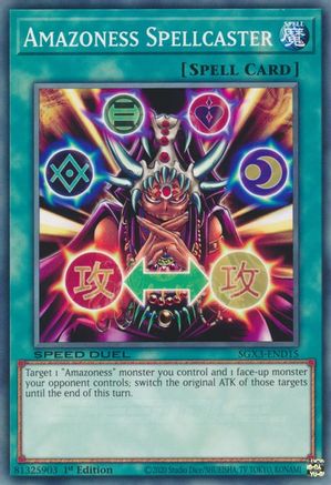Amazoness Spellcaster - SGX3-END15 - Speed Duel GX: Duelists of Shadows 1st Edition