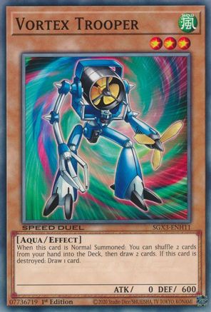 Vortex Trooper (SGX3-ENH11) - Speed Duel GX: Duelists of Shadows 1st Edition