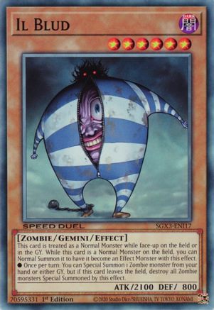 Il Blud (SGX3-ENI17) - Speed Duel GX: Duelists of Shadows 1st Edition