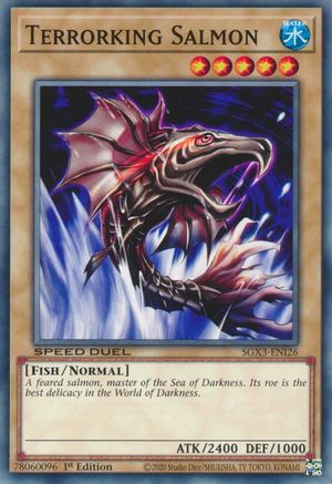 Terrorking Salmon (SGX3-ENI26) - Speed Duel GX: Duelists of Shadows 1st Edition