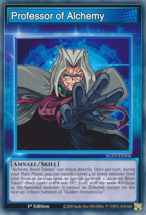 Professor of Alchemy (SGX3-ENS06) - Speed Duel GX: Duelists of Shadows 1st Edition