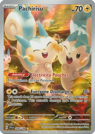 Pachirisu - 208/198 208 - SV01 Scarlet & Violet Base Set Holofoil