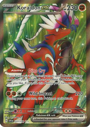 Koraidon ex - 231/198 231 - SV01 Scarlet & Violet Base Set Holofoil