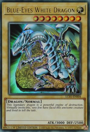 Blue-Eyes White Dragon (25th Anniversary Edition) (LC01-EN004) - Legendary Collection: 25th Anniversary Edition Limited