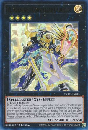 Tellarknight Constellar Caduceus (CYAC-EN045) - Cyberstorm Access 1st Edition