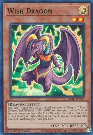 Wish Dragon (CYAC-EN093) - Cyberstorm Access 1st Edition