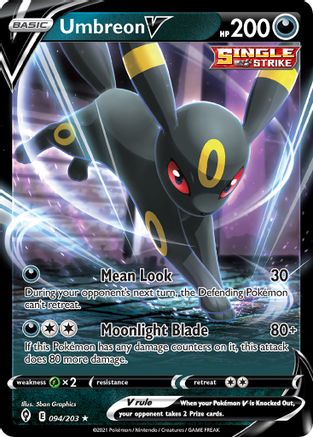 Umbreon V - 094/203 94 - Deck Exclusives